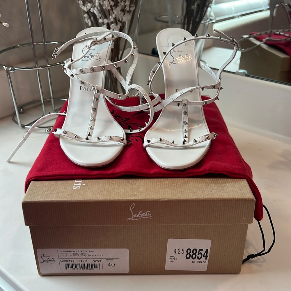 Christian Louboutin Bombina Spikes 100 Size 40